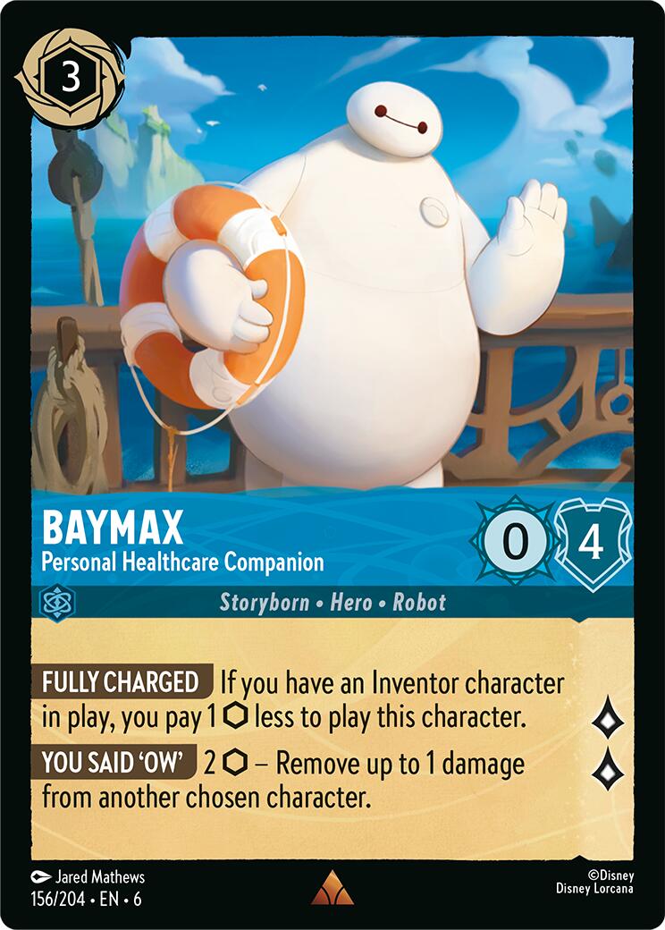 Baymax - Personal Healthcare Companion (156/204) [Azurite Sea] | Empire Gaming NC