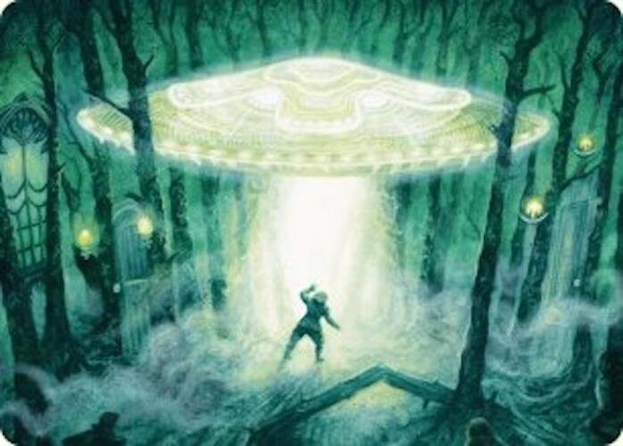 Unidentified Hovership Art Card [Duskmourn: House of Horror Art Series] | Empire Gaming NC