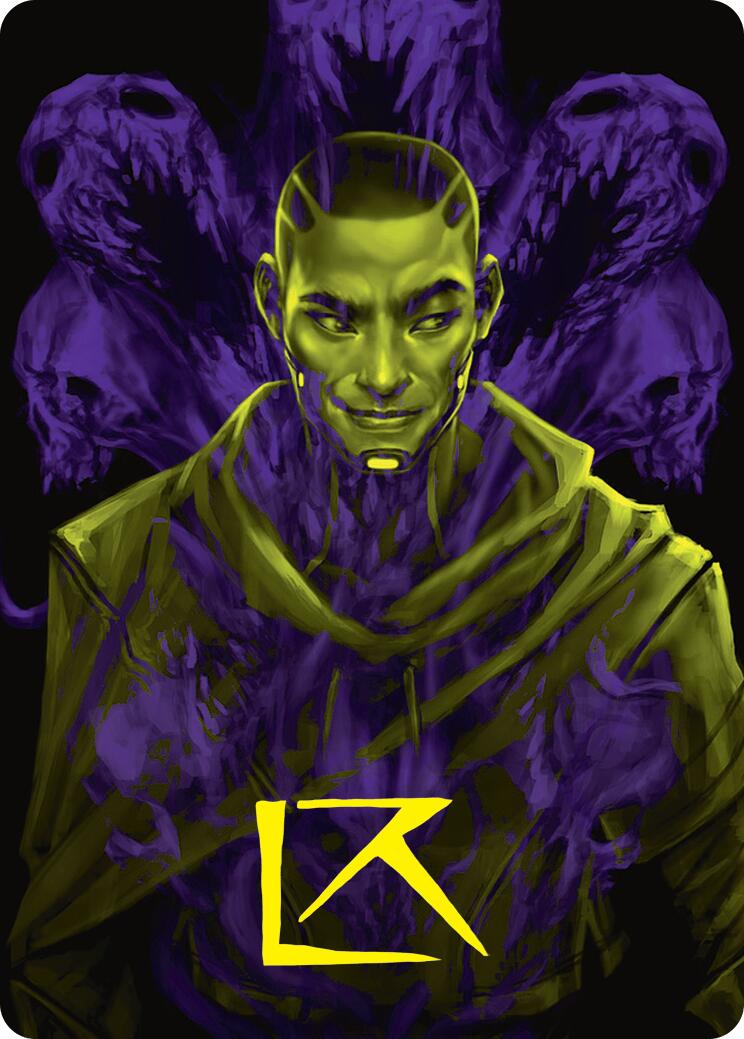 Kaito, Bane of Nightmares Art Card (Gold-Stamped Signature) [Duskmourn: House of Horror Art Series] | Empire Gaming NC