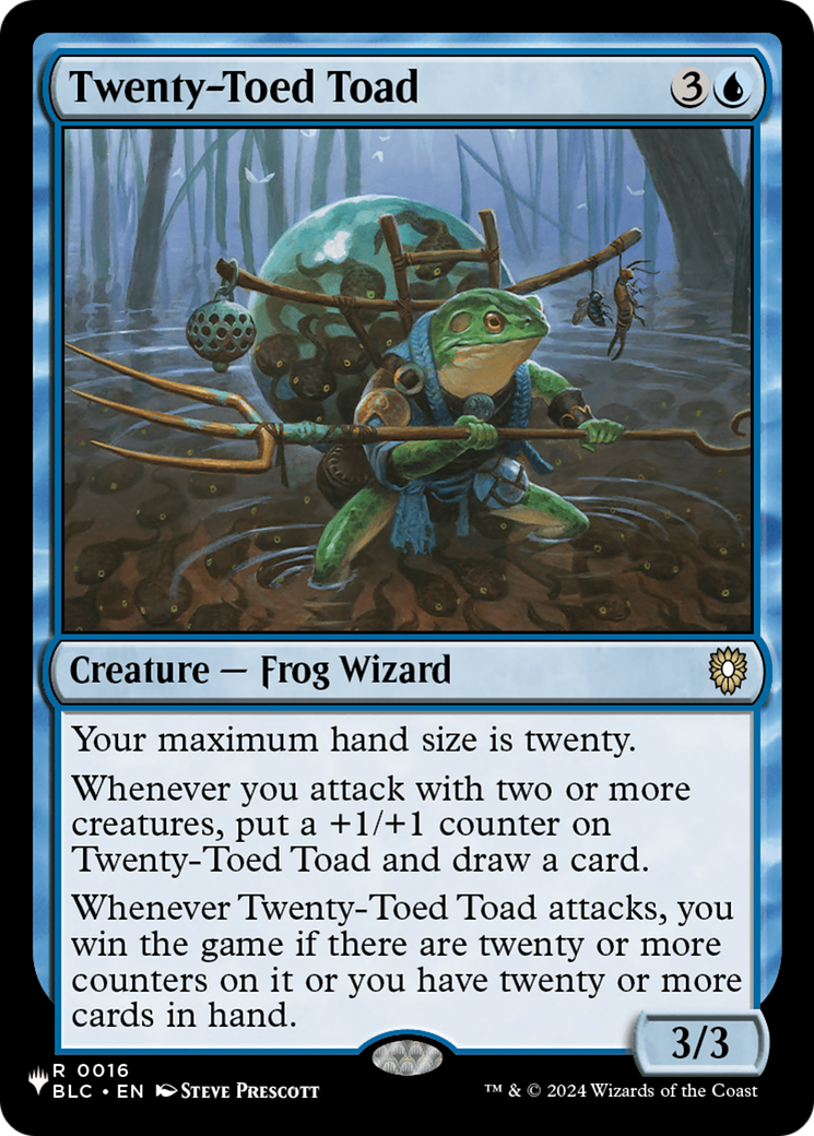 Twenty-Toed Toad [The List] | Empire Gaming NC