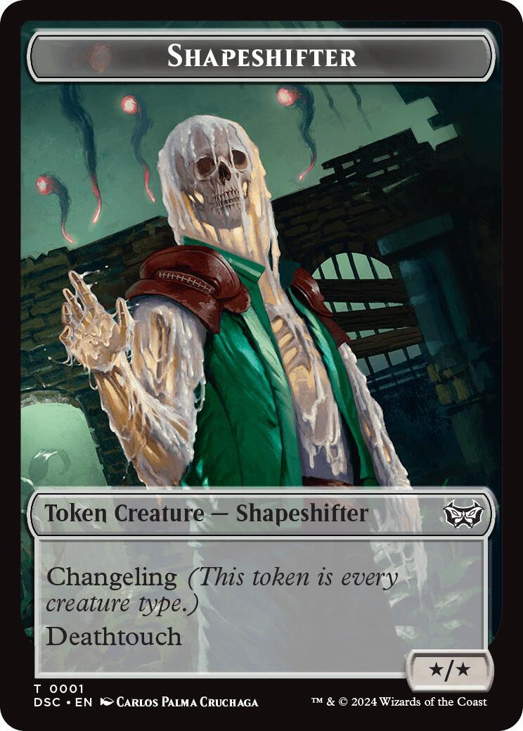 Shapeshifter // Insect (0022) Double-Sided Token [Duskmourn: House of Horror Commander Tokens] | Empire Gaming NC