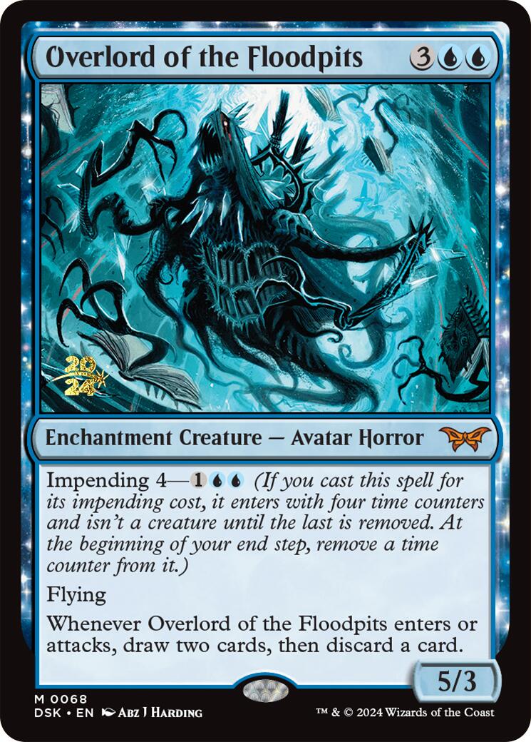 Overlord of the Floodpits [Duskmourn: House of Horror Prerelease Promos] | Empire Gaming NC