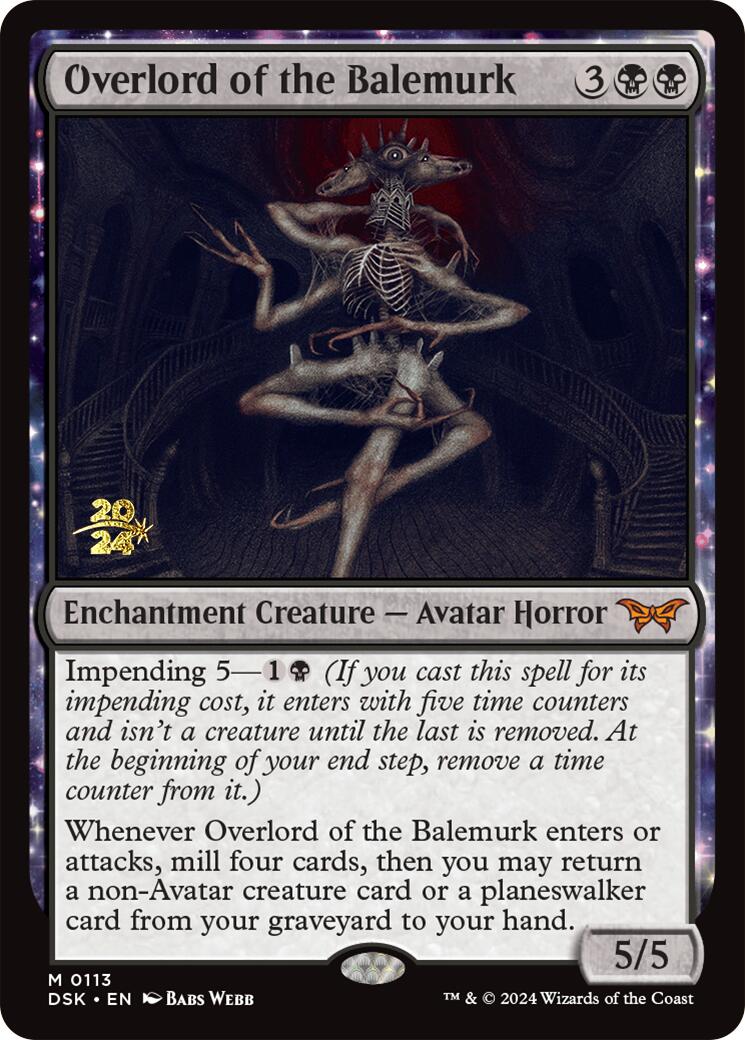 Overlord of the Balemurk [Duskmourn: House of Horror Prerelease Promos] | Empire Gaming NC