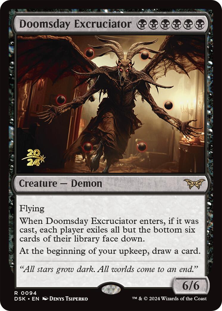 Doomsday Excruciator [Duskmourn: House of Horror Prerelease Promos] | Empire Gaming NC