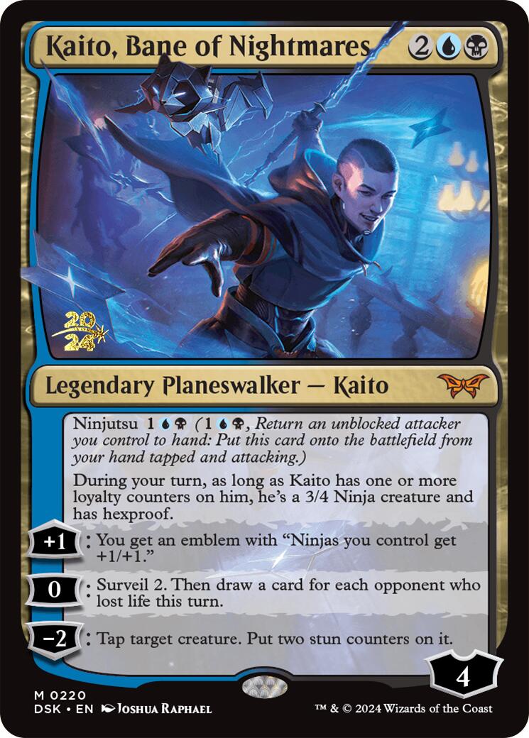 Kaito, Bane of Nightmares [Duskmourn: House of Horror Prerelease Promos] | Empire Gaming NC