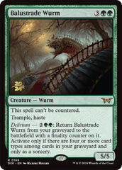 Balustrade Wurm [Duskmourn: House of Horror Prerelease Promos] | Empire Gaming NC