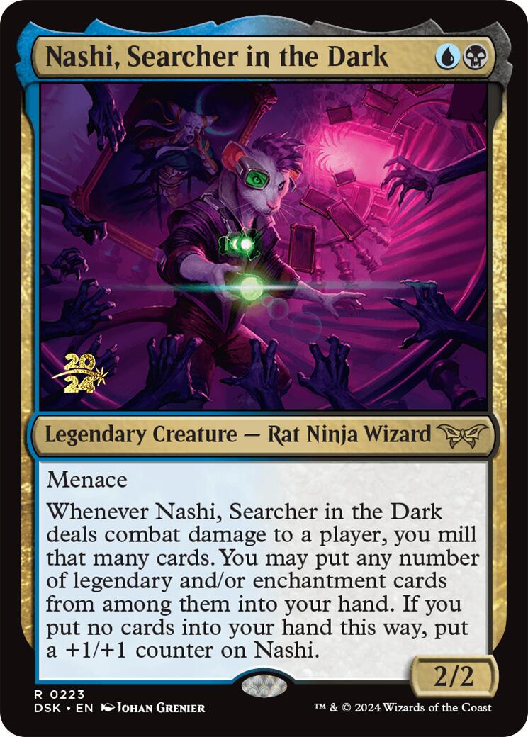 Nashi, Searcher in the Dark [Duskmourn: House of Horror Prerelease Promos] | Empire Gaming NC