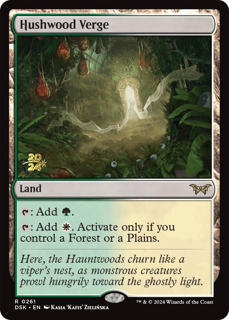 Hushwood Verge [Duskmourn: House of Horror Prerelease Promos] | Empire Gaming NC