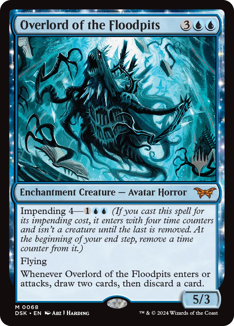 Overlord of the Floodpits [Duskmourn: House of Horror Promos] | Empire Gaming NC