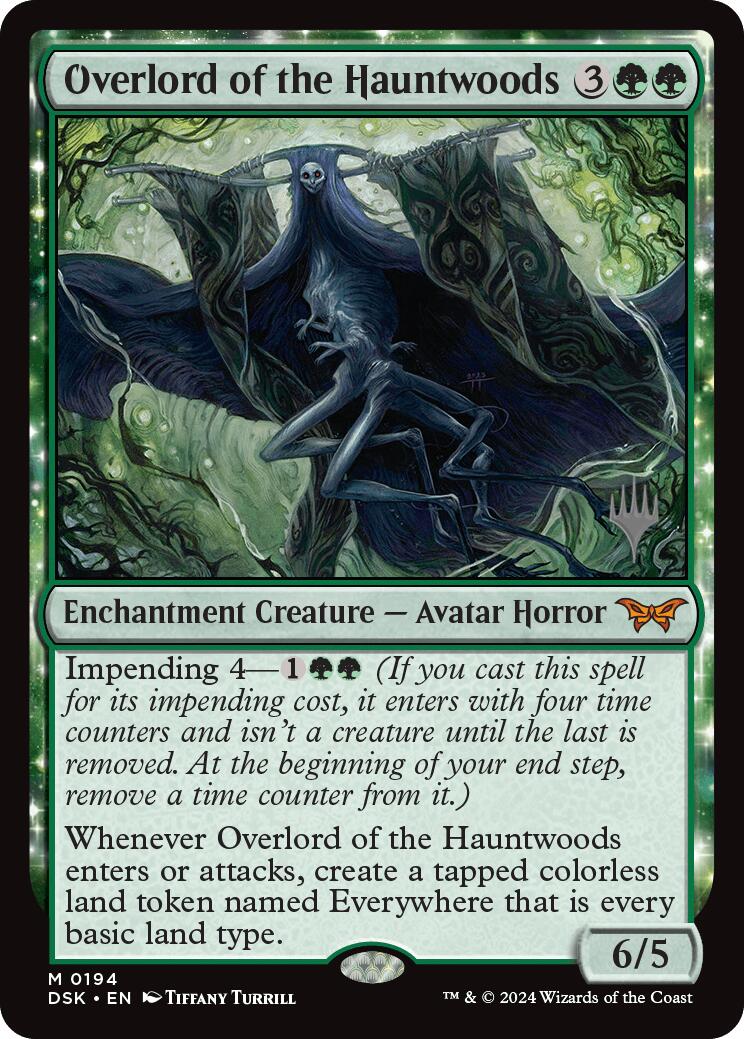 Overlord of the Hauntwoods [Duskmourn: House of Horror Promos] | Empire Gaming NC