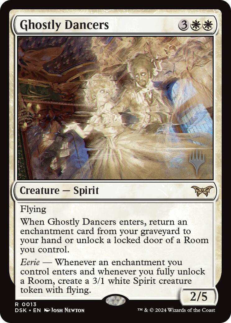 Ghostly Dancers (Promo Pack) [Duskmourn: House of Horror Promos] | Empire Gaming NC