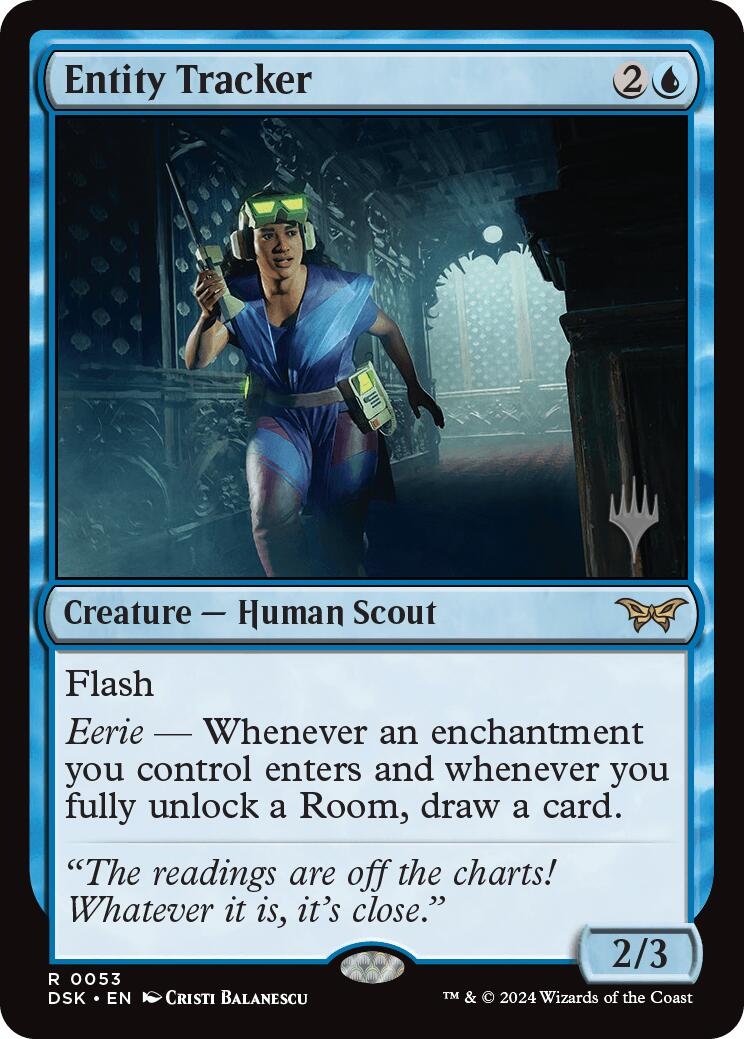 Entity Tracker (0053) (Promo Pack) [Duskmourn: House of Horror Promos] | Empire Gaming NC