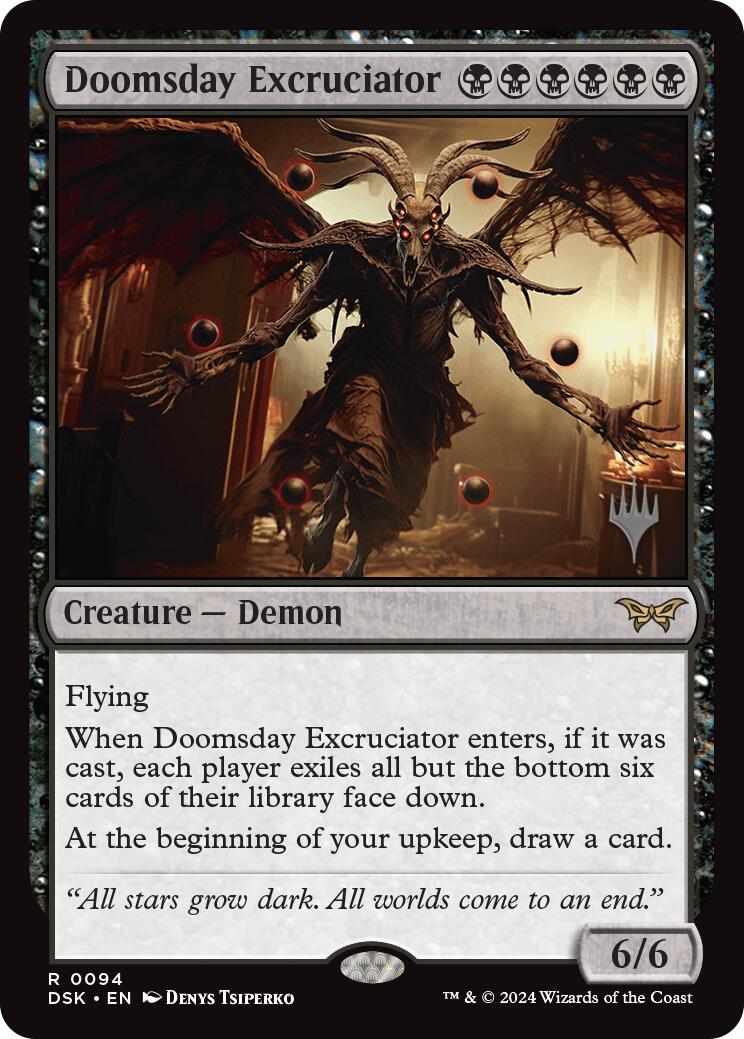 Doomsday Excruciator [Duskmourn: House of Horror Promos] | Empire Gaming NC