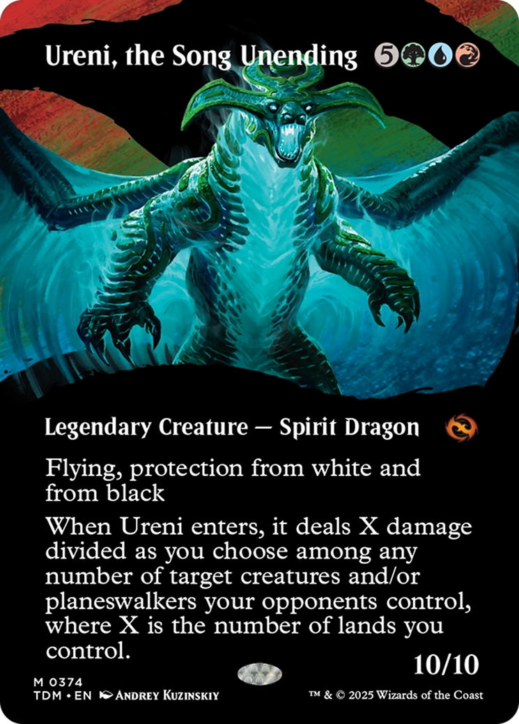 Ureni, the Song Unending (Borderless) [Tarkir: Dragonstorm] | Empire Gaming NC