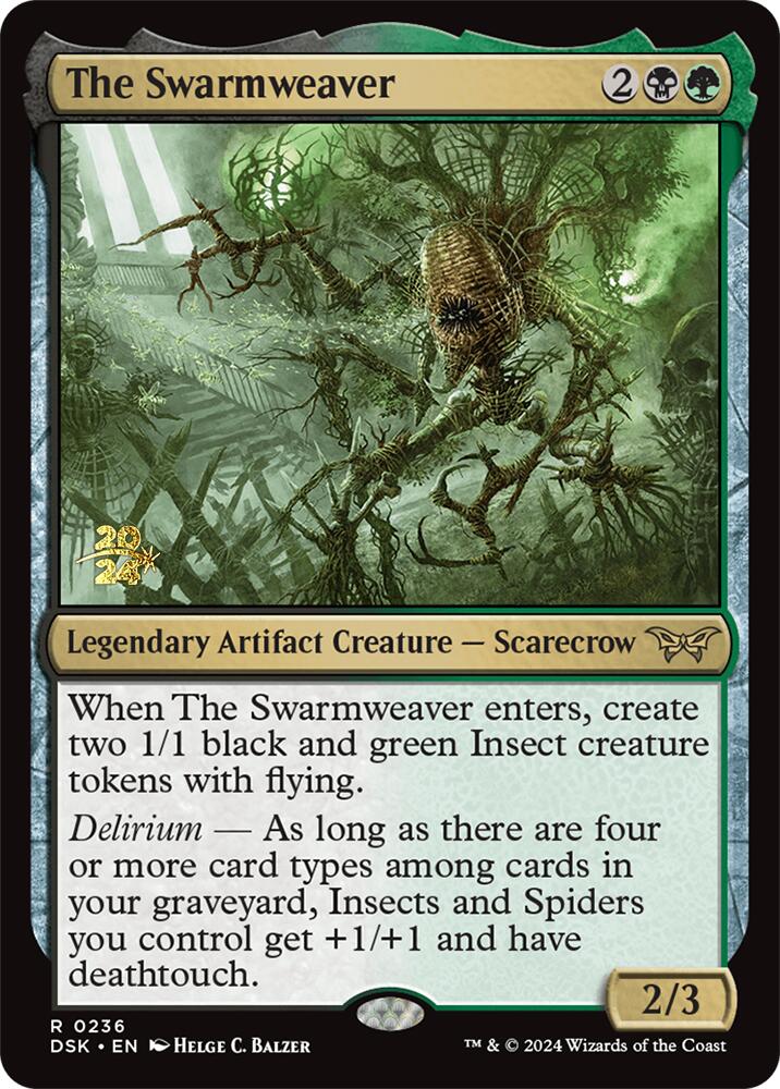 The Swarmweaver (0236) [Duskmourn: House of Horror Prerelease Promos] | Empire Gaming NC