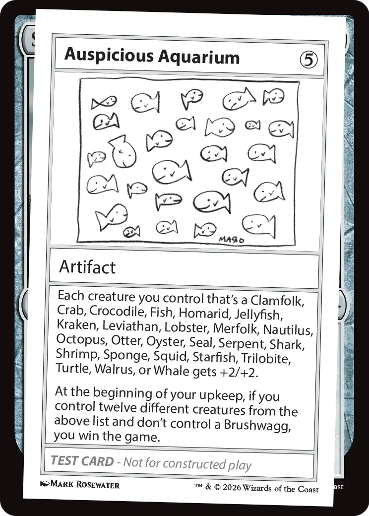 Auspicious Aquarium [Mystery Booster Playtest Cards] | Empire Gaming NC