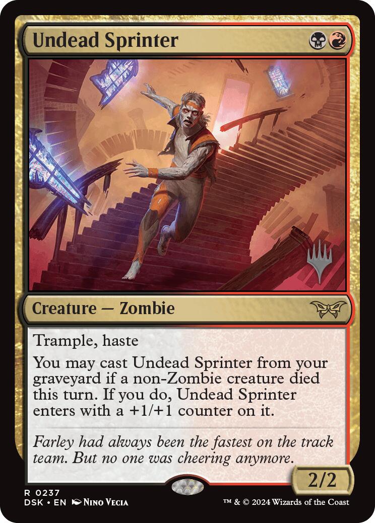 Undead Sprinter [Duskmourn: House of Horror Promos] | Empire Gaming NC