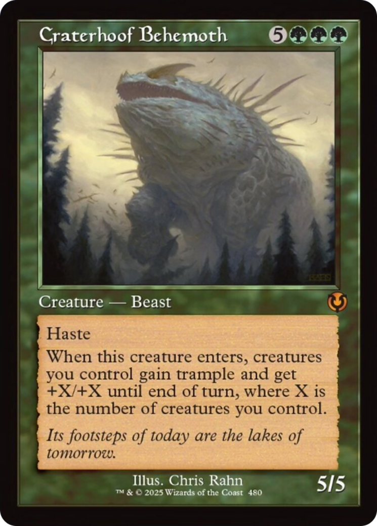 Craterhoof Behemoth (Retro Frame) [Innistrad Remastered] | Empire Gaming NC