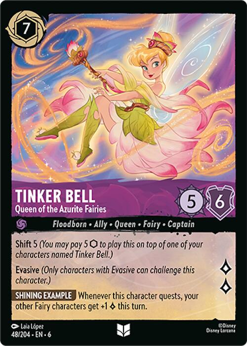 Tinker Bell - Queen of the Azurite Fairies (48/204) [Azurite Sea] | Empire Gaming NC