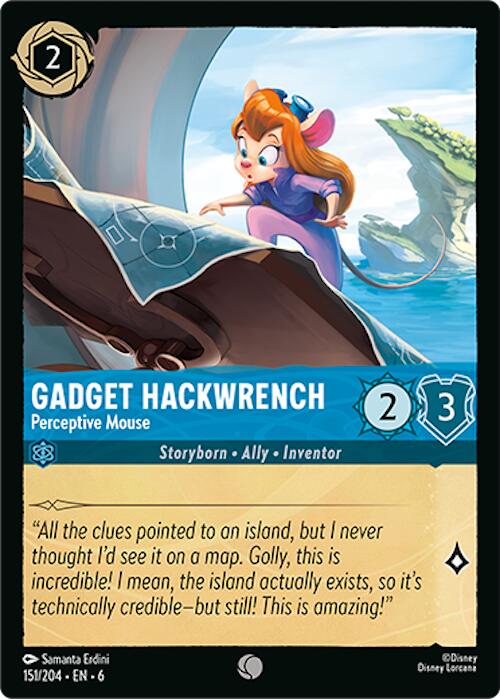 Gadget Hackwrench - Perceptive Mouse (151/204) [Azurite Sea] | Empire Gaming NC