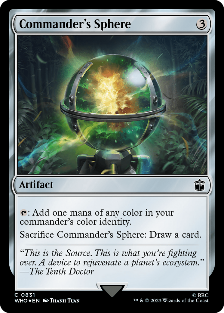 Commander's Sphere (Surge Foil) [Doctor Who] | Empire Gaming NC