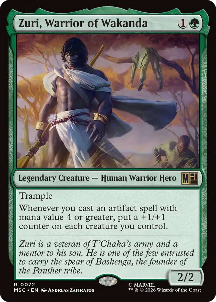 Zuri, Warrior of Wakanda (Surge Foil) [Marvel Super Heroes Commander] | Empire Gaming NC