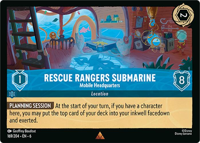 Rescue Rangers Submarine - Mobile Headquarters (169/204) [Azurite Sea] | Empire Gaming NC
