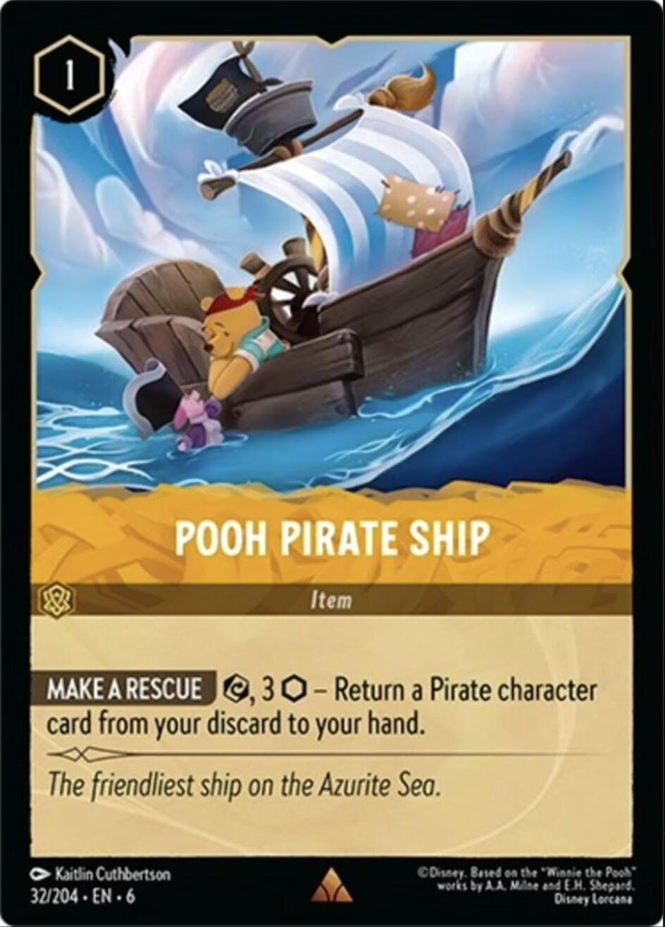 Pooh Pirate Ship (32/204) [Azurite Sea] | Empire Gaming NC