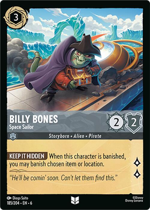 Billy Bones - Space Sailor (185/204) [Azurite Sea] | Empire Gaming NC