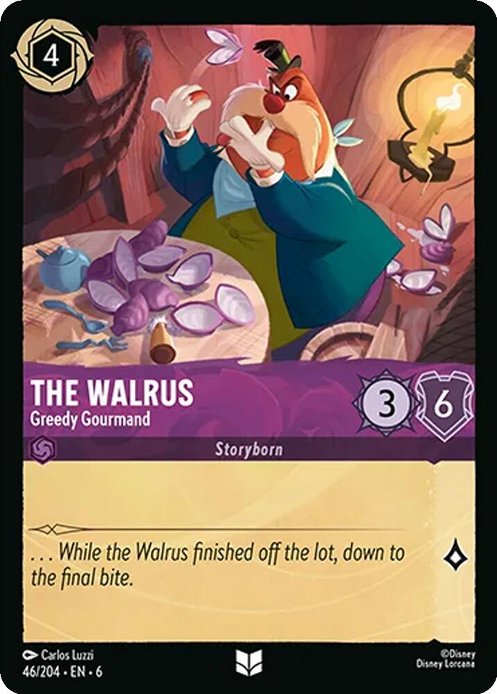 The Walrus - Greedy Gourmand (46/204) [Azurite Sea] | Empire Gaming NC