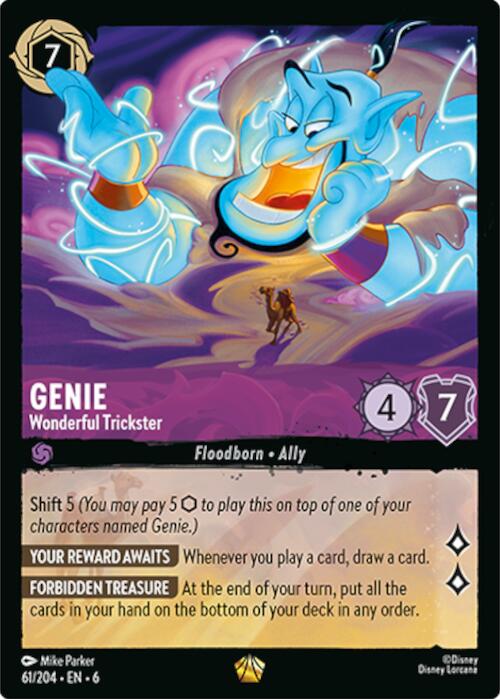 Genie - Wonderful Trickster (61/204) [Azurite Sea] | Empire Gaming NC