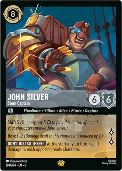 John Silver - Stern Captain (194/204) [Azurite Sea] | Empire Gaming NC