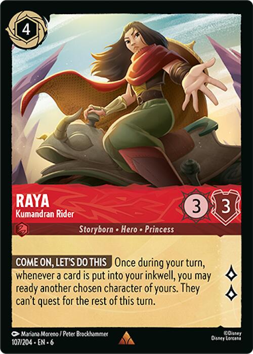 Raya - Kumandran Rider (107/204) [Azurite Sea] | Empire Gaming NC