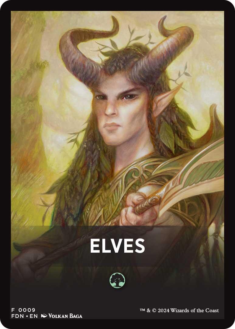 Elves Theme Card [Foundations Tokens] | Empire Gaming NC