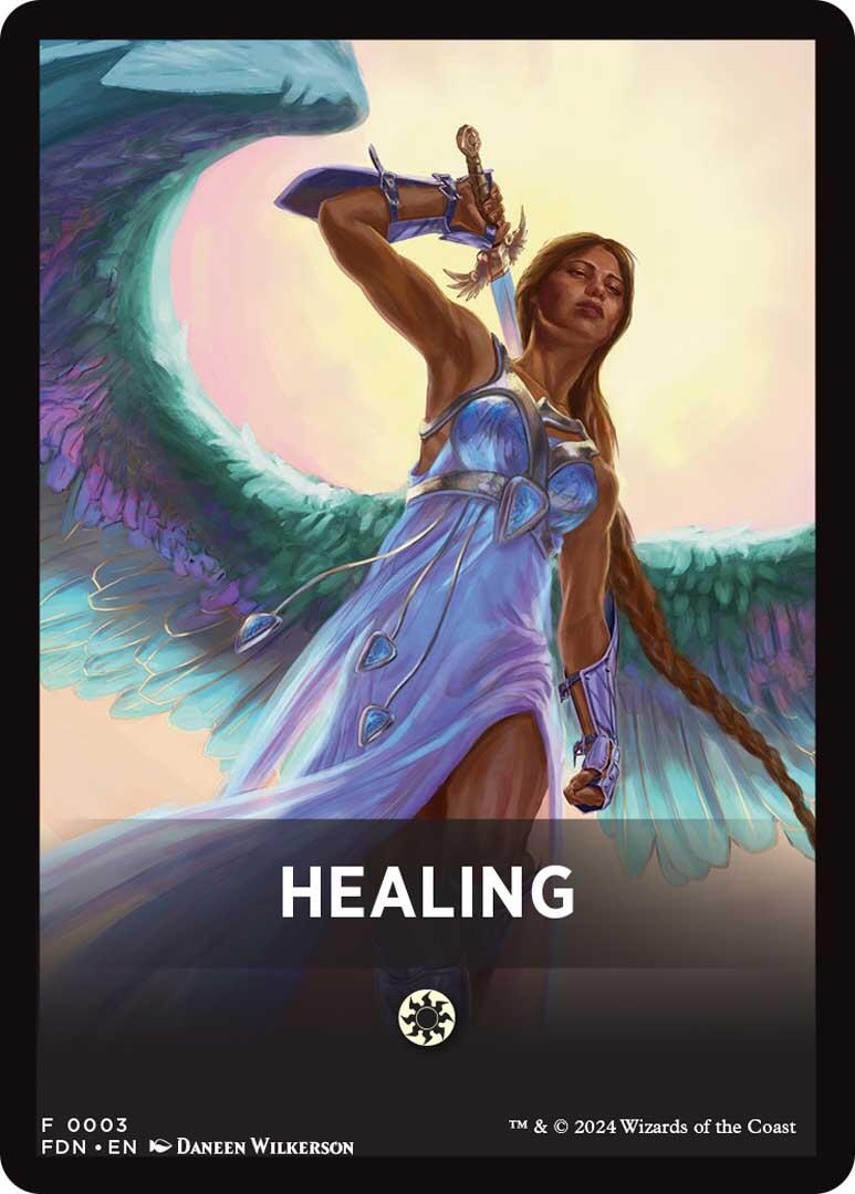 Healing Theme Card [Foundations Tokens] | Empire Gaming NC