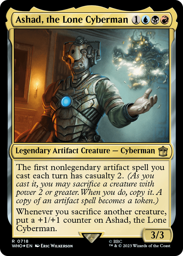 Ashad, the Lone Cyberman (Surge Foil) [Doctor Who] | Empire Gaming NC