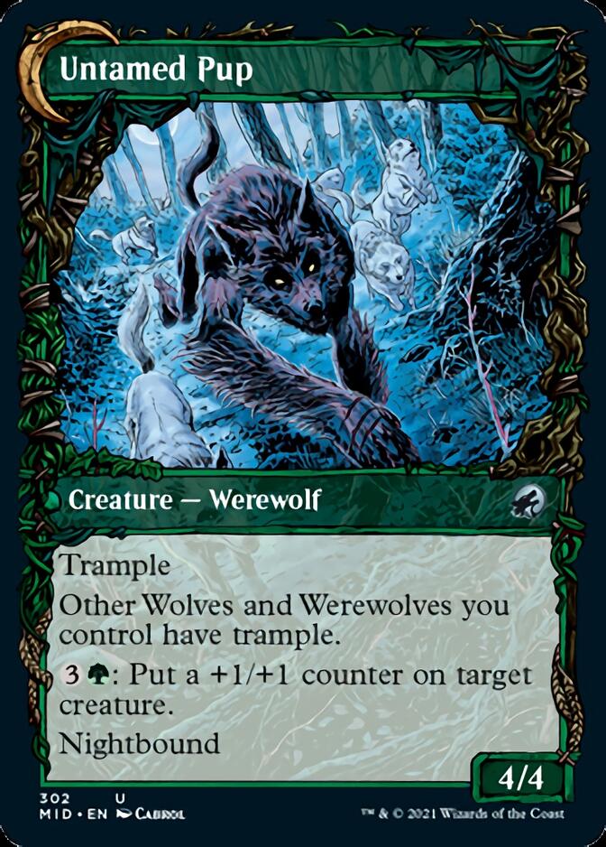 Hound Tamer // Untamed Pup (Showcase Equinox) [Innistrad: Midnight Hunt] | Empire Gaming NC