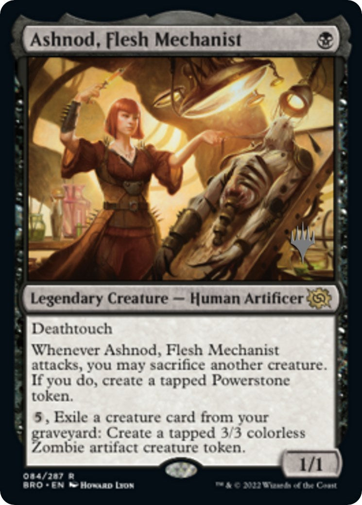 Ashnod, Flesh Mechanist (Promo Pack) [The Brothers' War Promos] | Empire Gaming NC