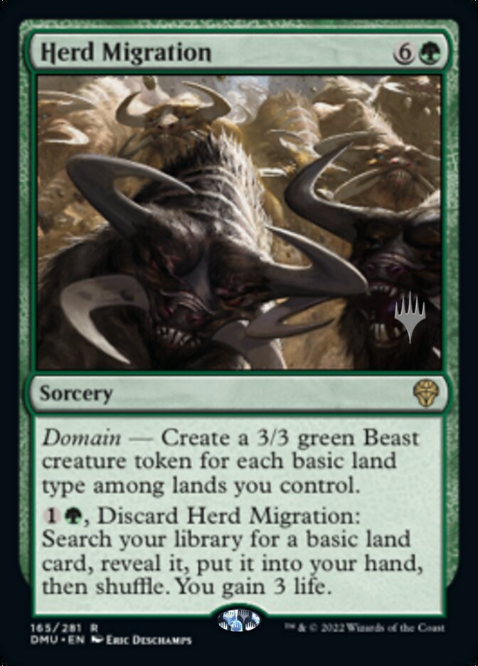 Herd Migration (Promo Pack) [Dominaria United Promos] | Empire Gaming NC