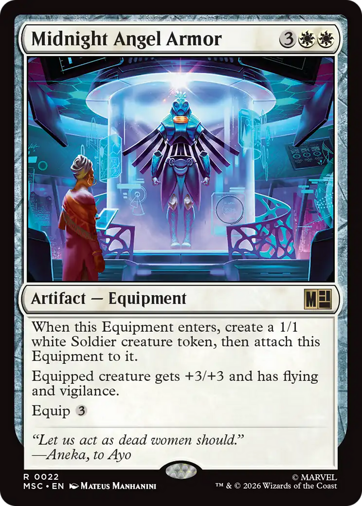Midnight Angel Armor (Surge Foil) [Marvel Super Heroes Commander] | Empire Gaming NC