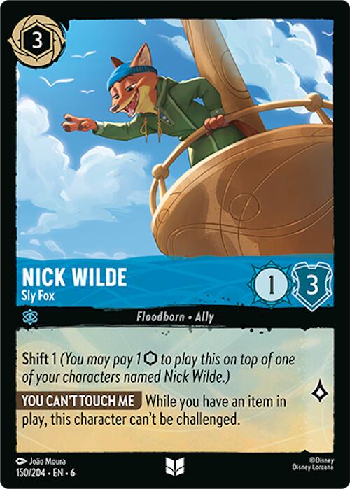 Nick Wilde - Sly Fox (150/204) [Azurite Sea] | Empire Gaming NC