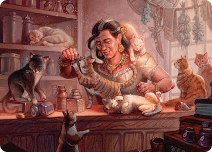 Cat Collector Art Card (1/54) [Foundations Art Series] | Empire Gaming NC