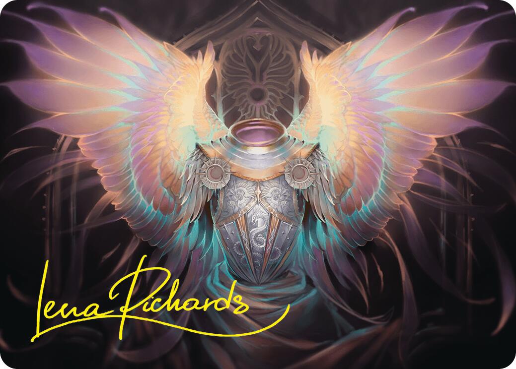 Celestial Armor Art Card (2/54) (Gold-Stamped Signature) [Foundations Art Series] | Empire Gaming NC
