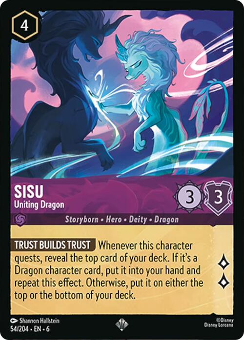 Sisu - Uniting Dragon (54/204) [Azurite Sea] | Empire Gaming NC