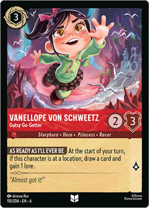 Vanellope von Schweetz - Gutsy Go-Getter (110/204) [Azurite Sea] | Empire Gaming NC