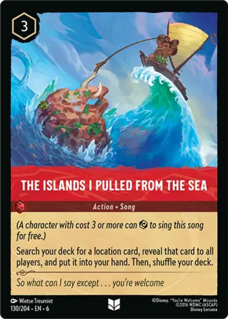 The Islands I Pulled From The Sea (130/204) [Azurite Sea] | Empire Gaming NC