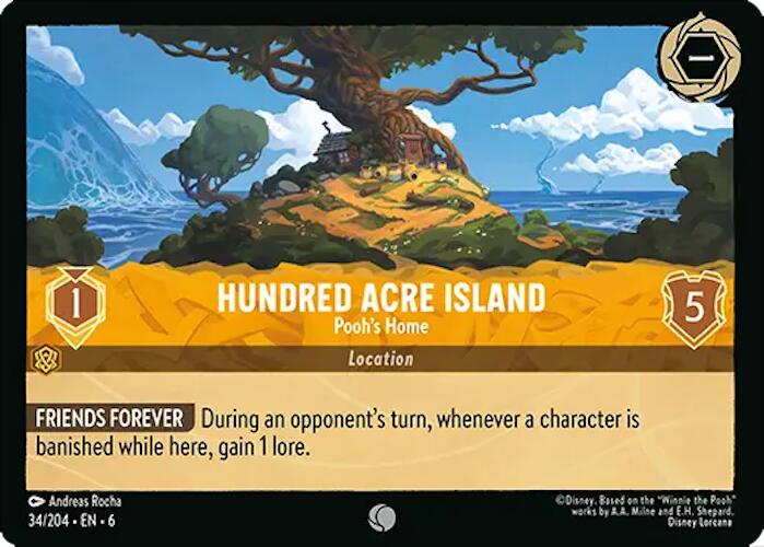 Hundred Acre Island - Pooh's Home (34/204) [Azurite Sea] | Empire Gaming NC