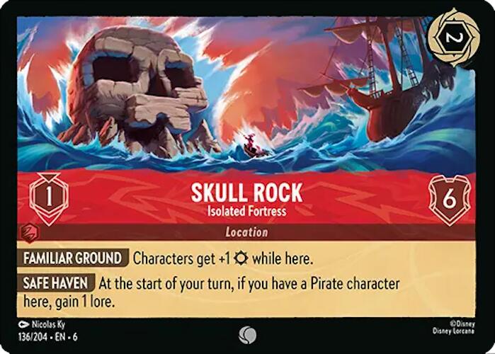 Skull Rock - Isolated Fortress (136/204) [Azurite Sea] | Empire Gaming NC