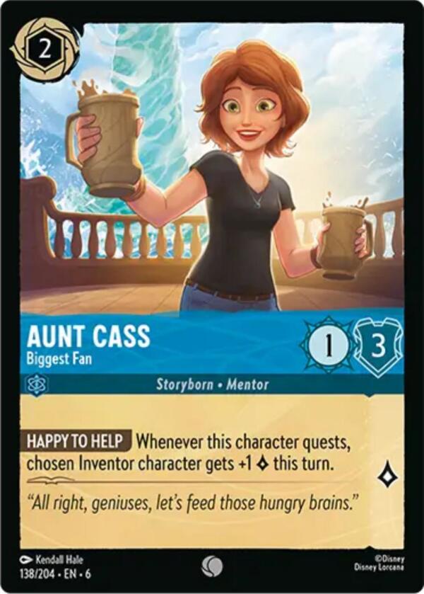 Aunt Cass - Biggest Fan (138/204) [Azurite Sea] | Empire Gaming NC
