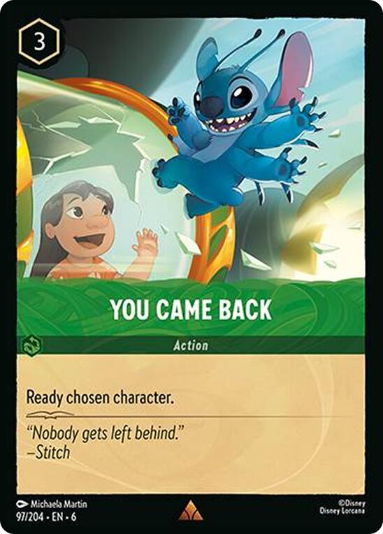 You Came Back (97/204) [Azurite Sea] | Empire Gaming NC